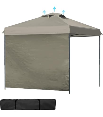 Amazon | MERMONT タープテント 3×3m ワンタッチ 3段階高さ調節 組立